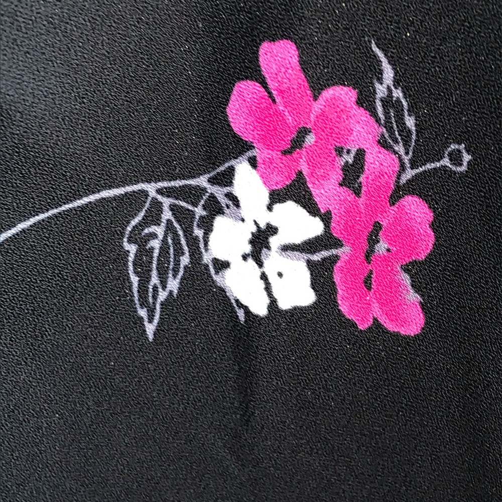 Johnathan Martin skirt- pink and black vintage slip skirt- size L check measure - Picture 4 of 9